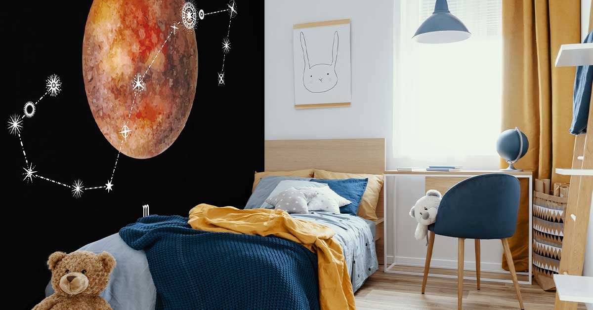 Lemonwalls fototapet astrologi Lemonwalls fototapet astrologi