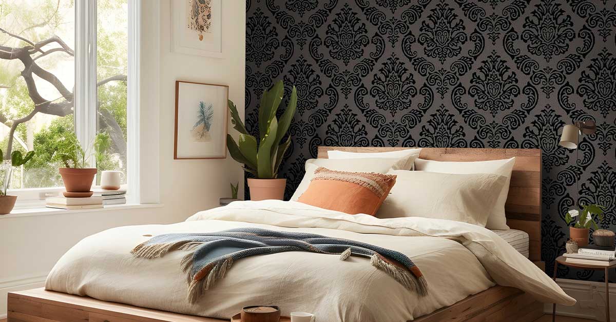 Barokktapet med et mønster