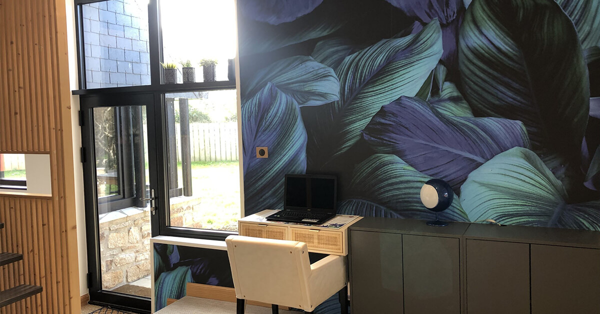 Blå tapet Blå tapet