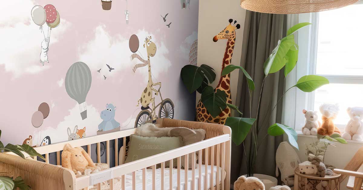 Fantasi fototapet for barn