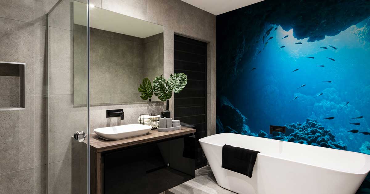 Tapet med en hule Tapet med en hule