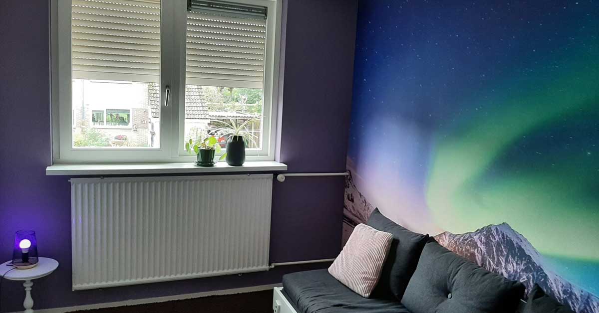 Fototapet med nordlysscener Fototapet med nordlysscener