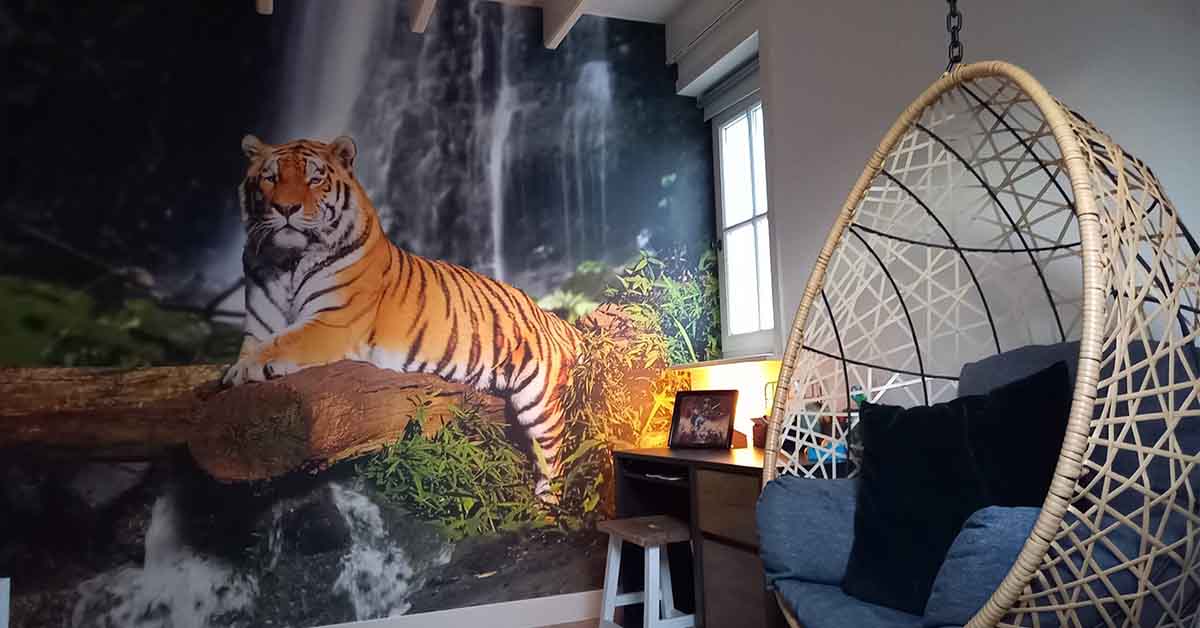 Tapet med tigre Tapet med tigre
