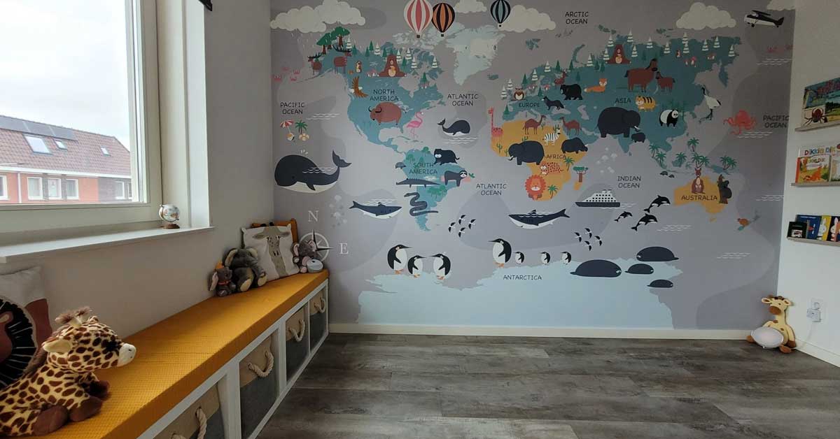 Verdenskorttapet til børn Verdenskorttapet til børn