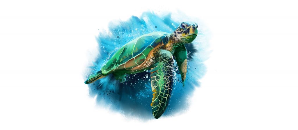 Signerad havssköldpadda