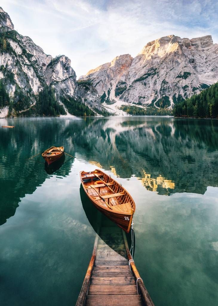 Båtar i italiensk sjö