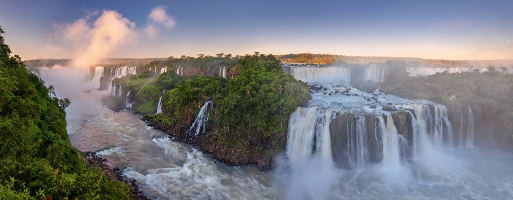 De fantastiska vattenfallen i Iguazu