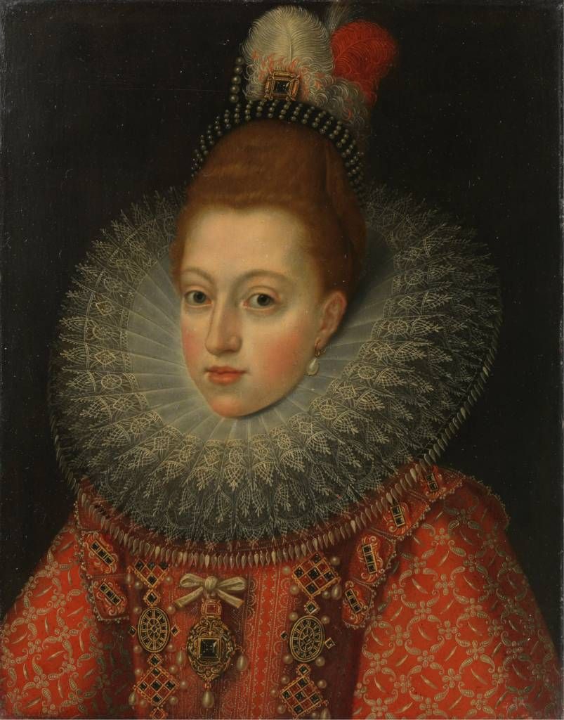 Porträtt av Margaret av Österrike