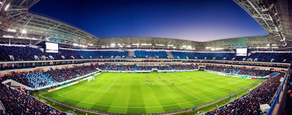 Fotbollsstadion panorama