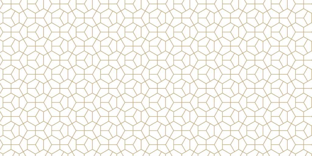 Guld geometrisk mønster