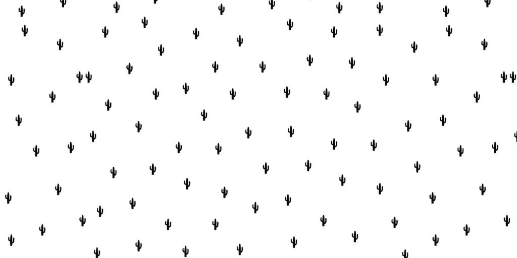 Kaktusar i svartvitt