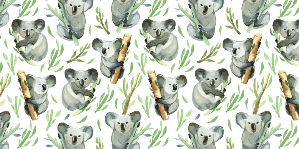 Koalor på bambu