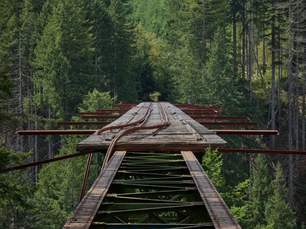 Gammal järnvägsbro