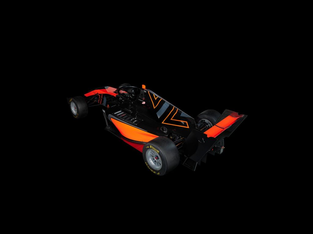 Formel 3 - Bakifrån vänster - mörk
