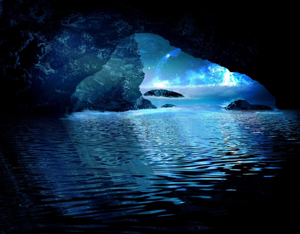 Mystisk grotta