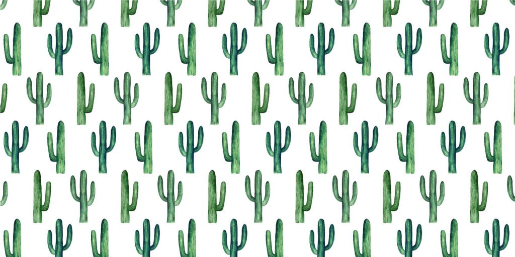 Mönster med kaktusar