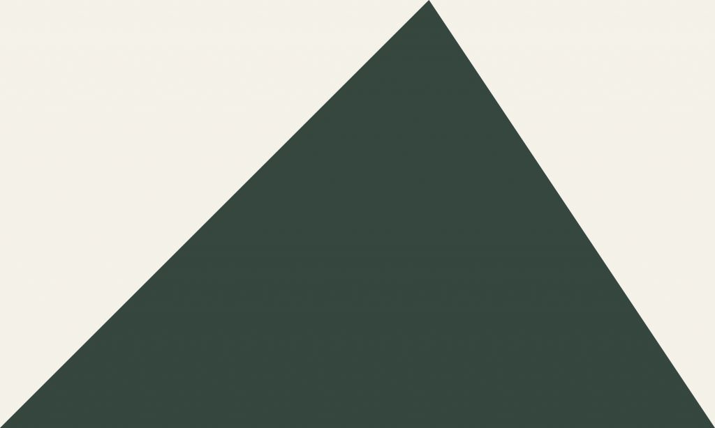 Triangel, mörkgrön