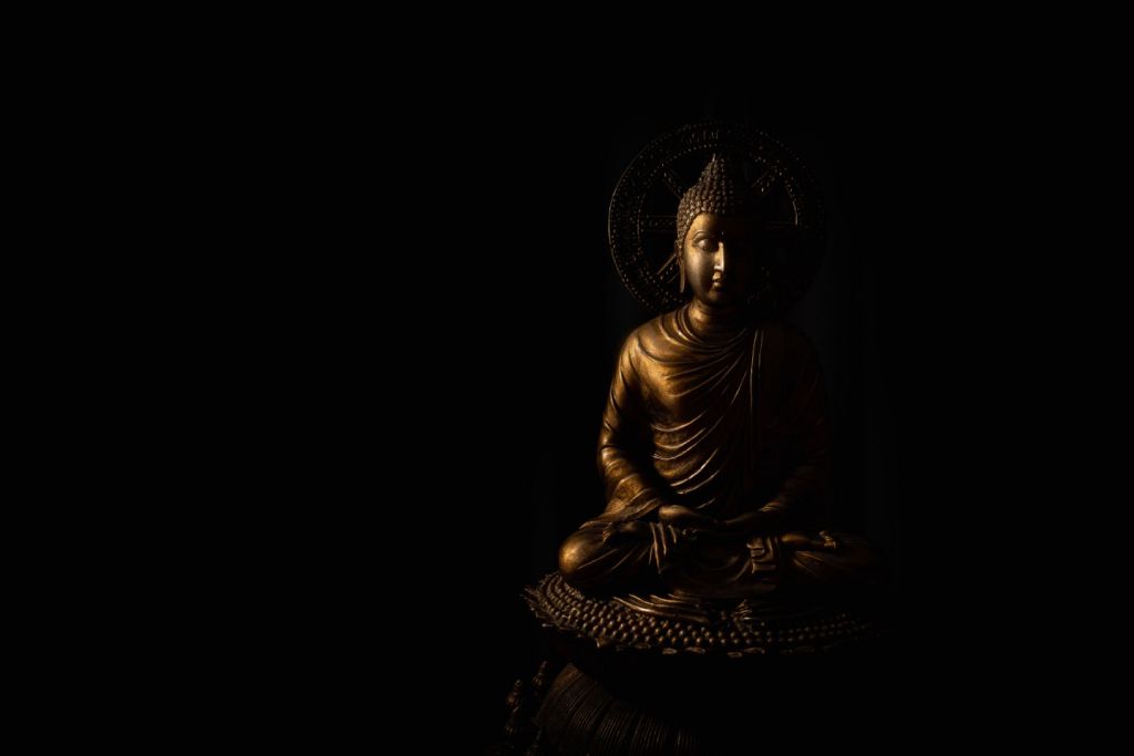 Isolerad Buddha