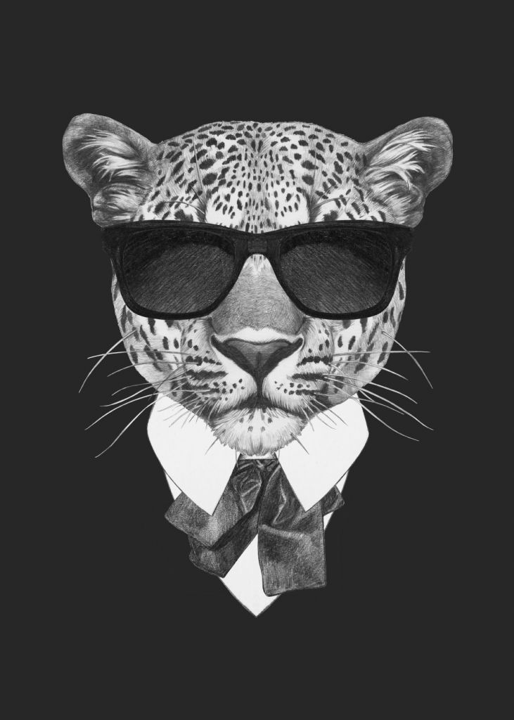 Leopard i kostym