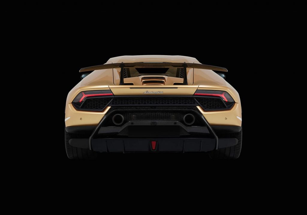 Lamborghini Huracán - Bak, svart