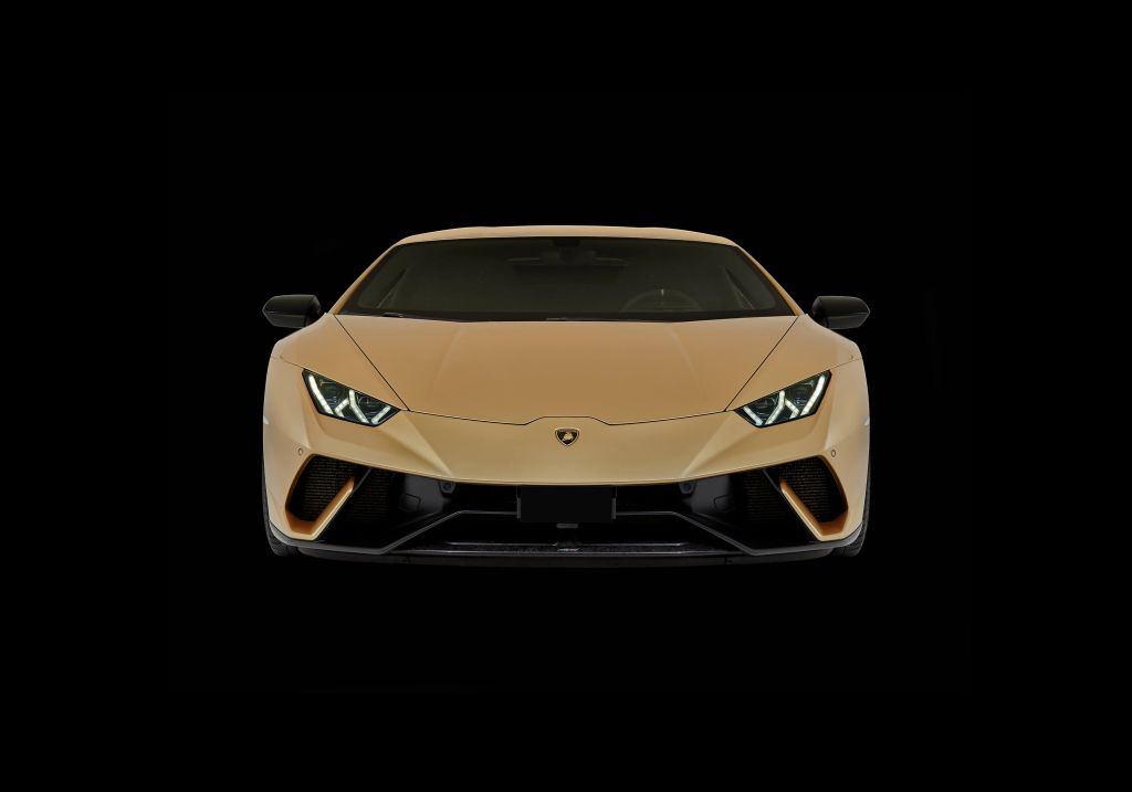 Lamborghini Huracán - Fram, svart