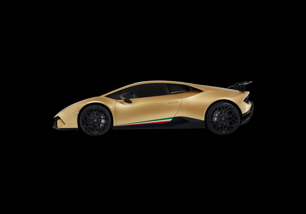 Lamborghini Huracán - Sida, svart