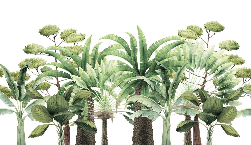 Målade palmer