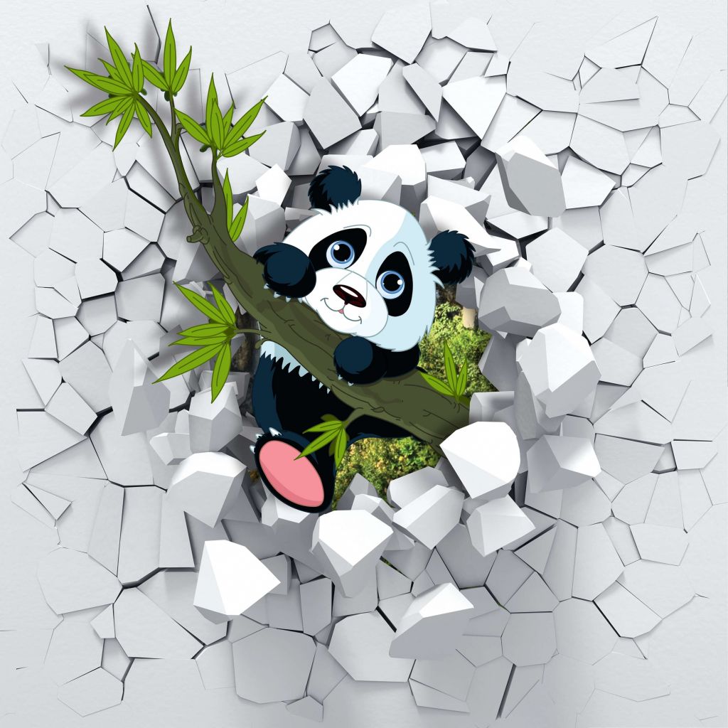 Söt pandabjörn