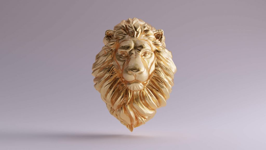 Ett lejon i 3D
