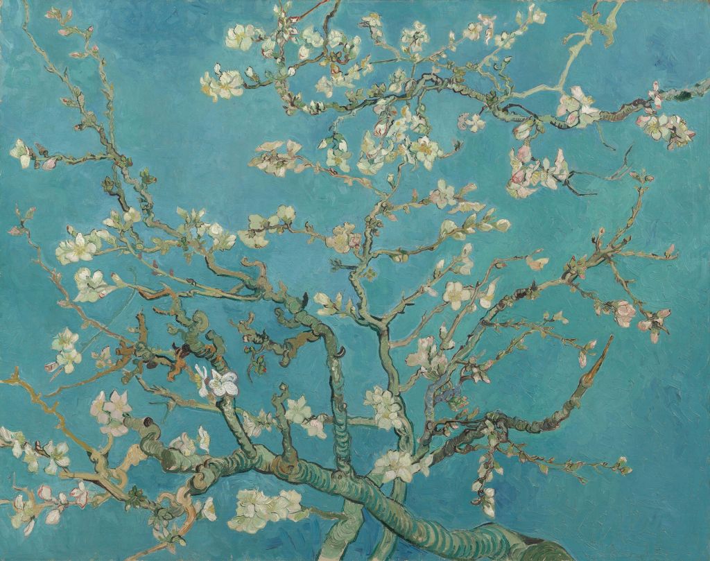 Målad mandelblomma (Van Gogh)