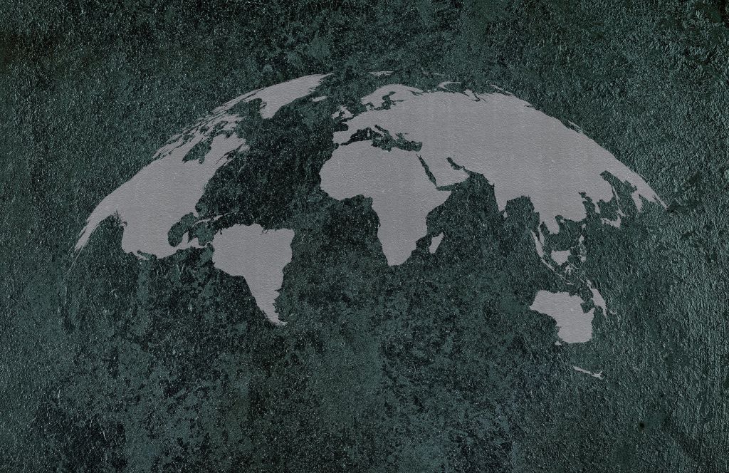 Världskarta med textur