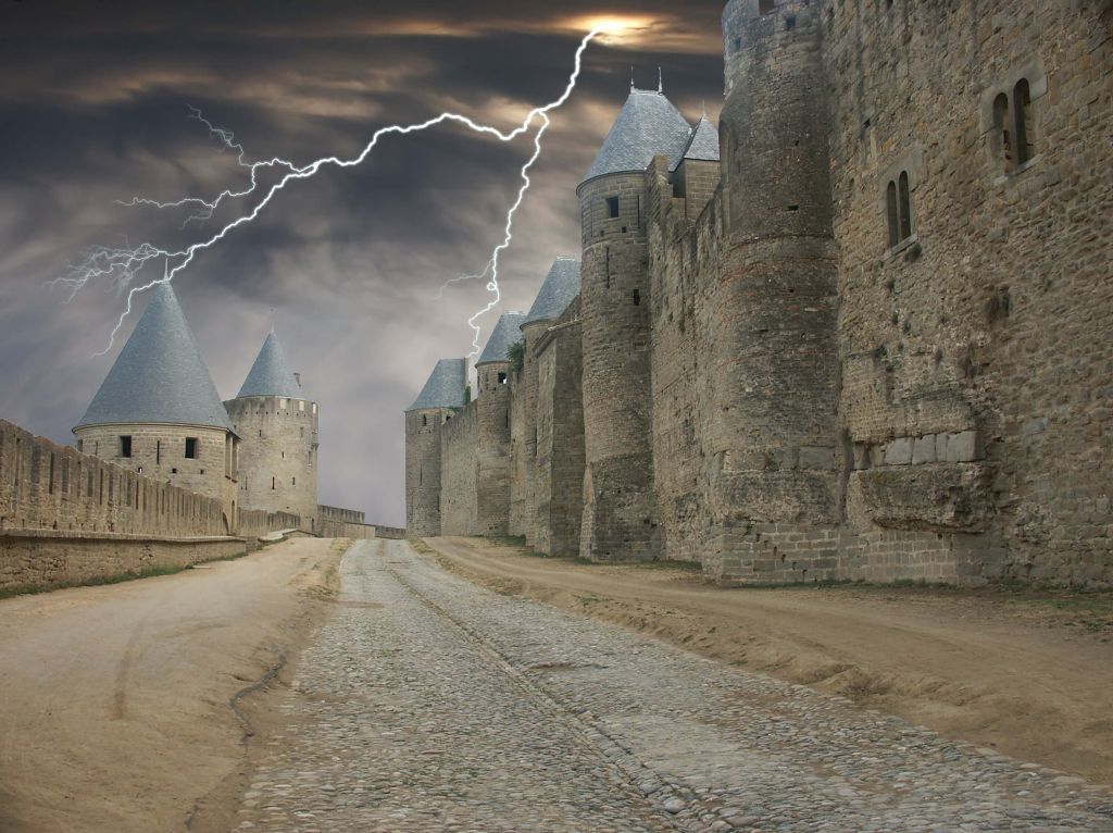Storm vid slottet