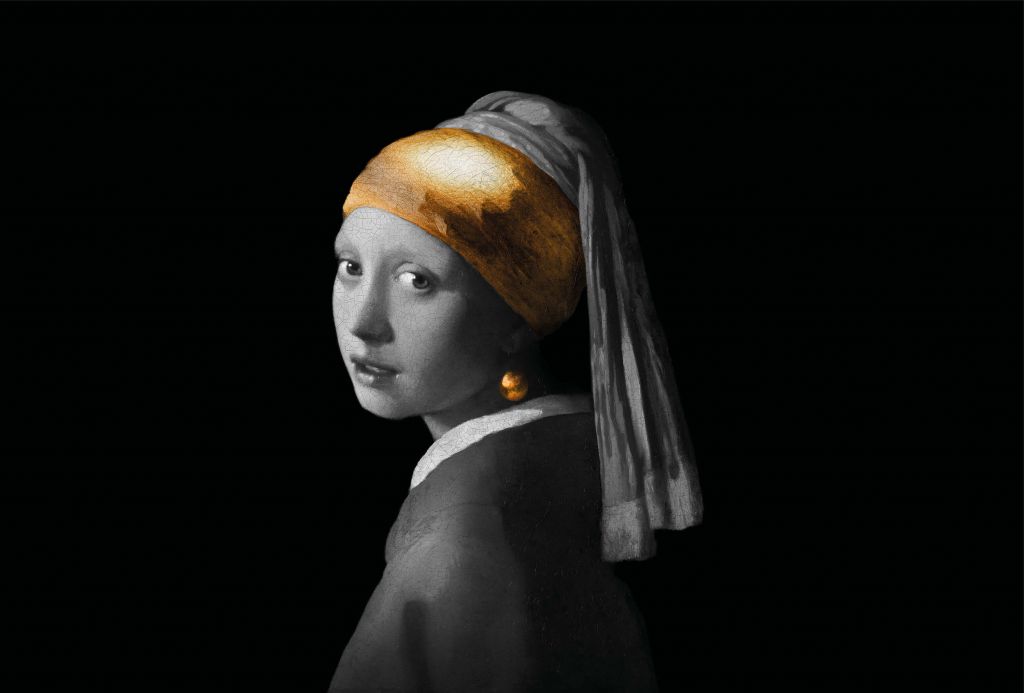 Girl with a Pearl Earring Gold