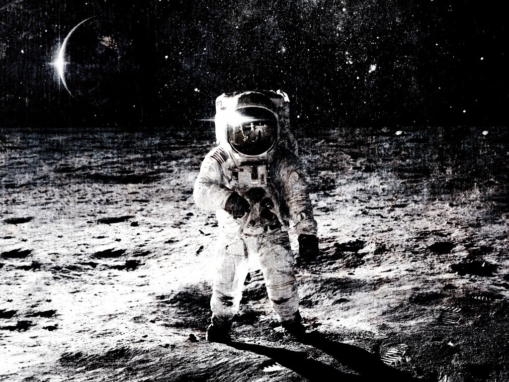 Vintage astronaut