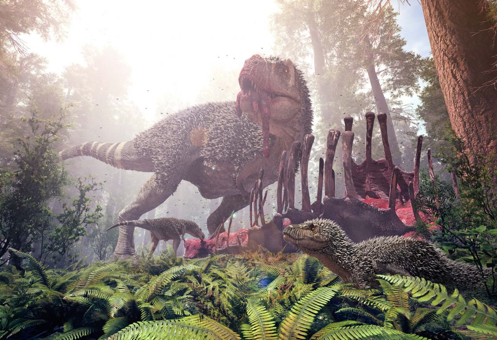 Tyrannosaurus Rex och dess ungar