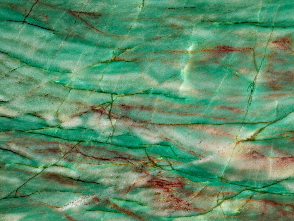 Grön randig marmor