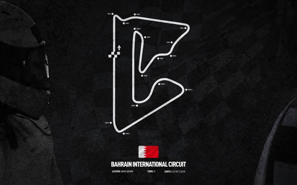Formel 1 bana - Bahrain International Circuit - Bahrain