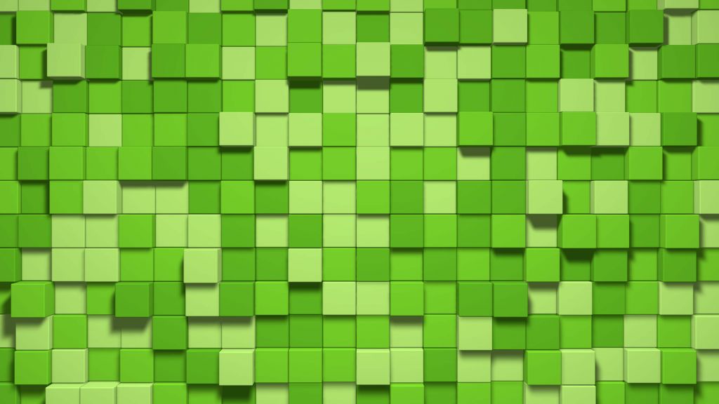 3D Minecraft-gräsblock i Minecraft