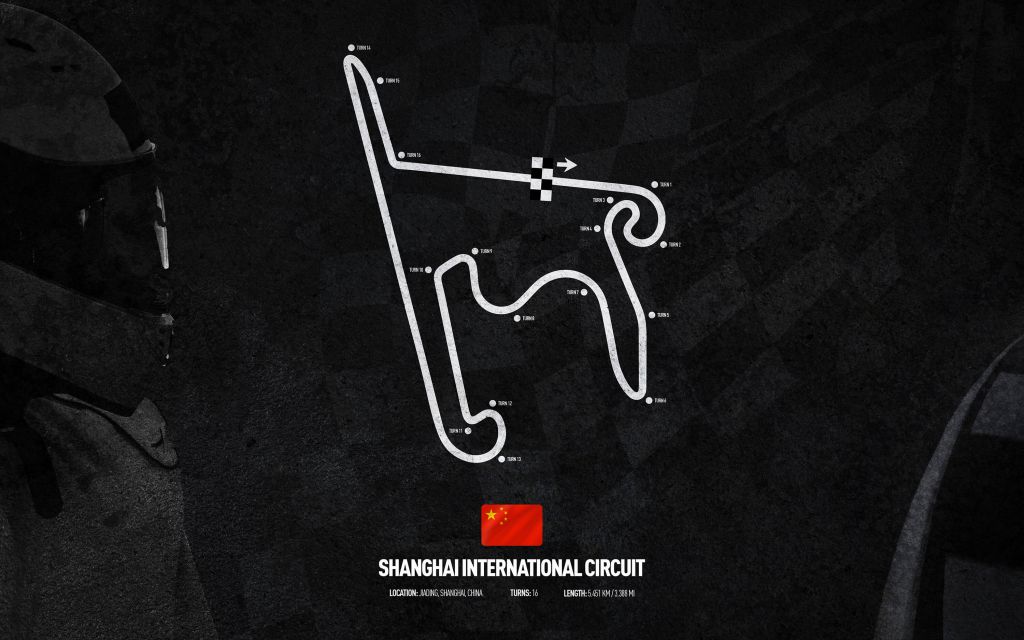 Formel 1-bana - Shanghai Circuit - Kina