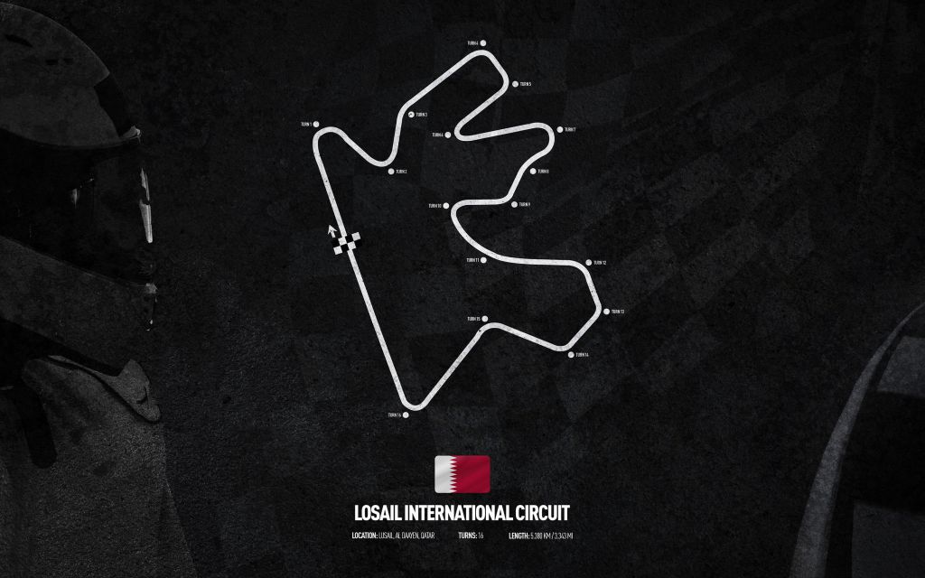 Formel 1-bana - Losail Qatar Circuit - Qatar