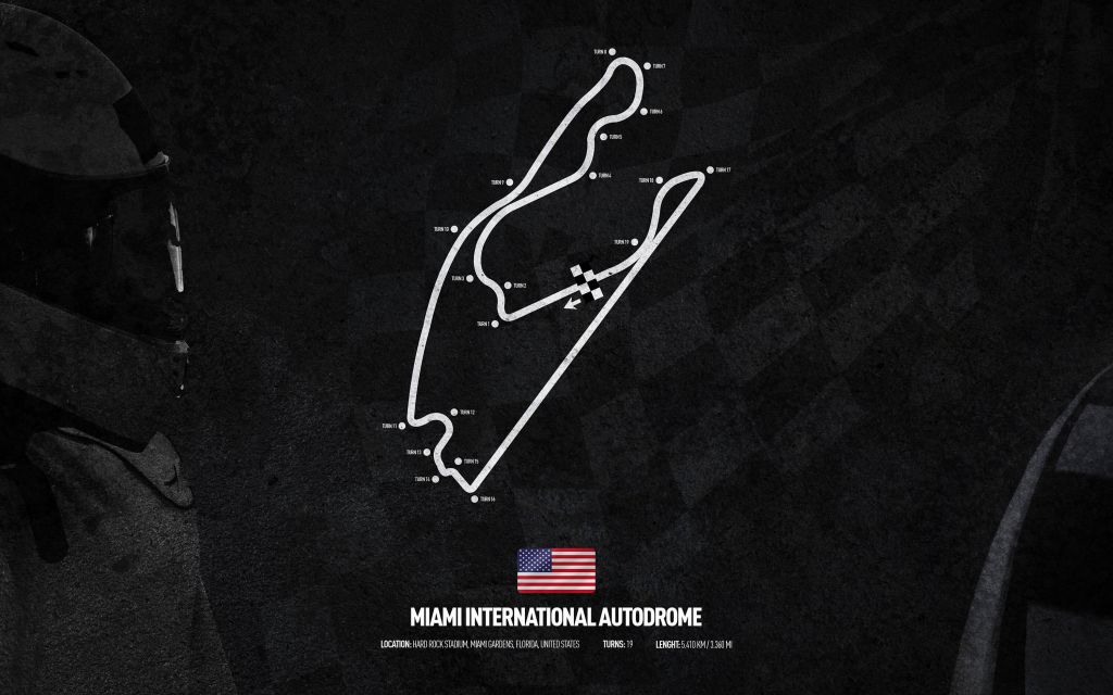 Formel 1-bana - Miami International Autodrome - Amerikas förenta stater