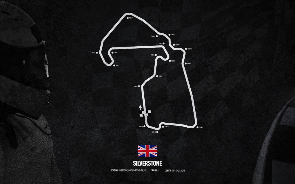 Formel 1-bana - Silverstone Circuit - Storbritannien
