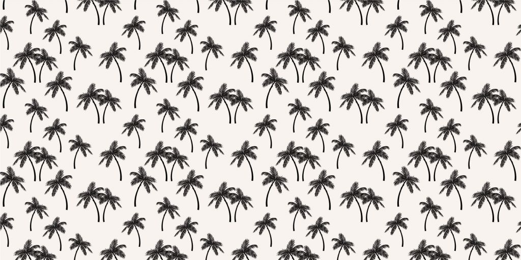 Mønster med palmer