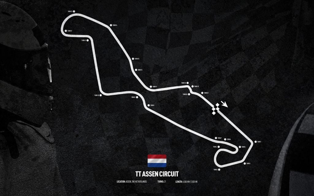 Formel 1-banan - TT Assen Circuit - Nederländerna