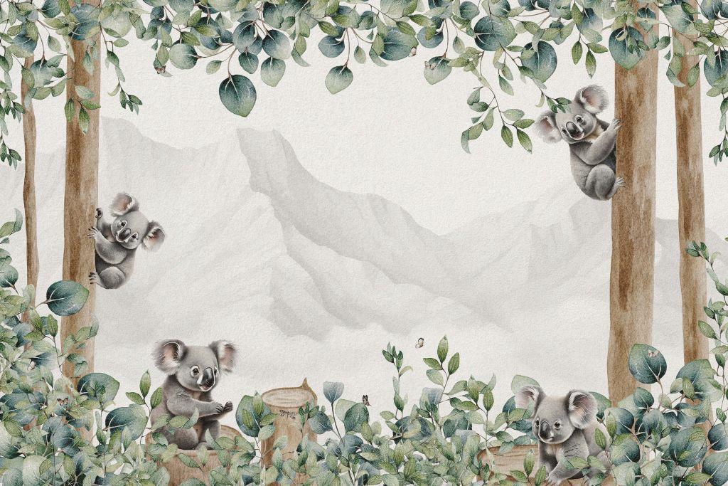 Koala landskab i farve