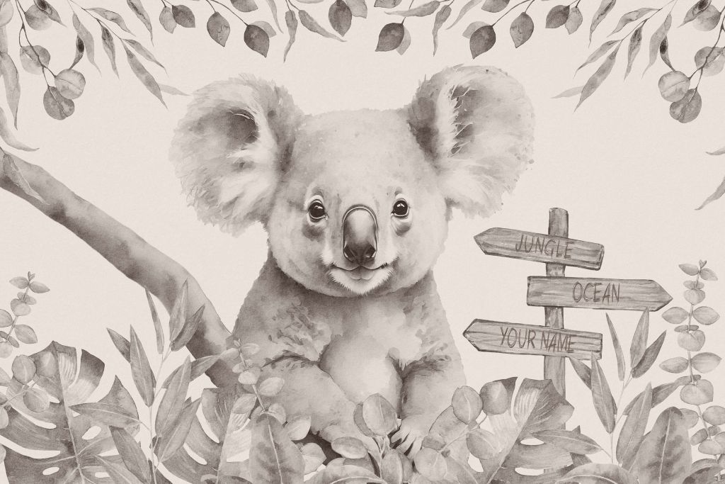 Koalababy i junglen beige