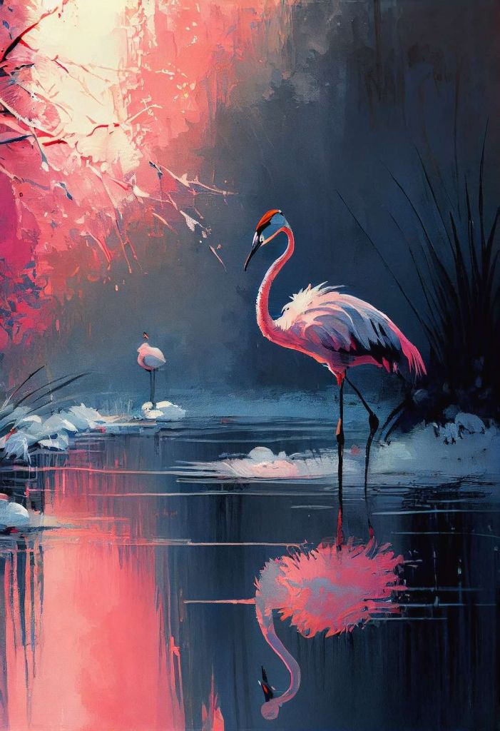Flamingo Reflektionssymfoni