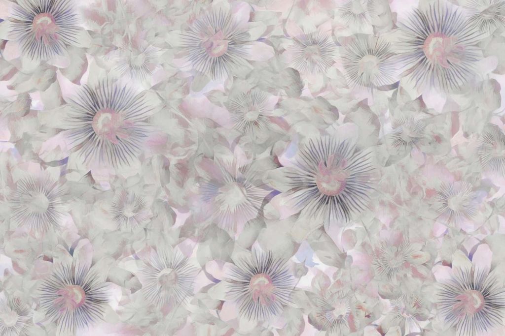 Botanisk akvarell eleganse lilla morgen