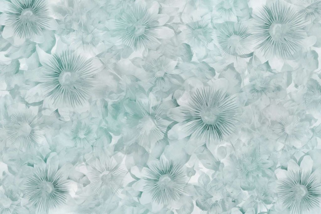 Botanisk akvarell eleganse isete mynte