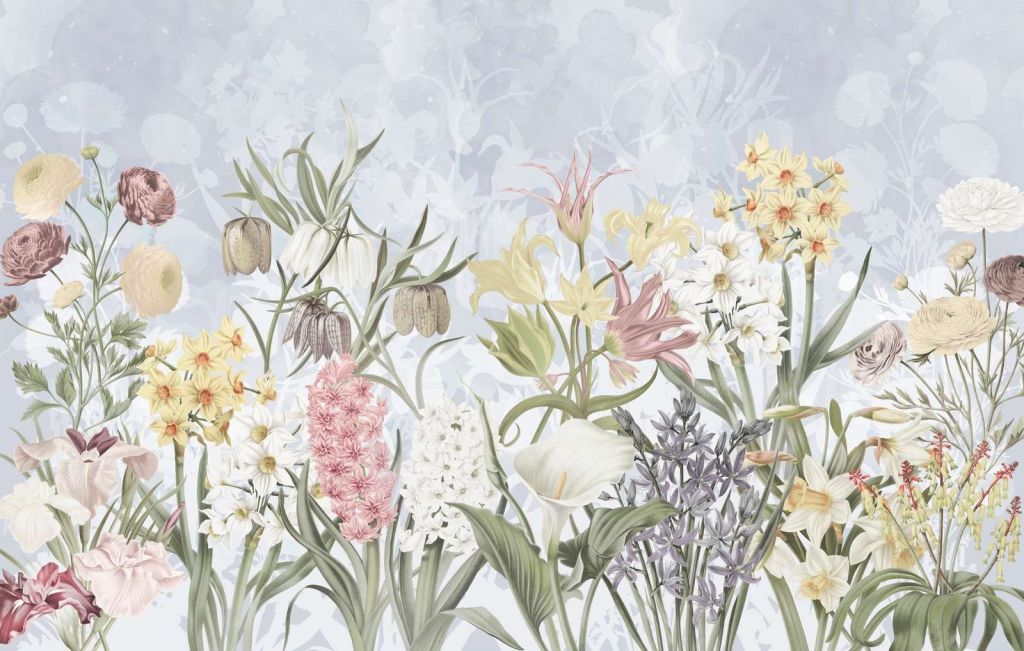 Vårblomster - Myk himmelblå